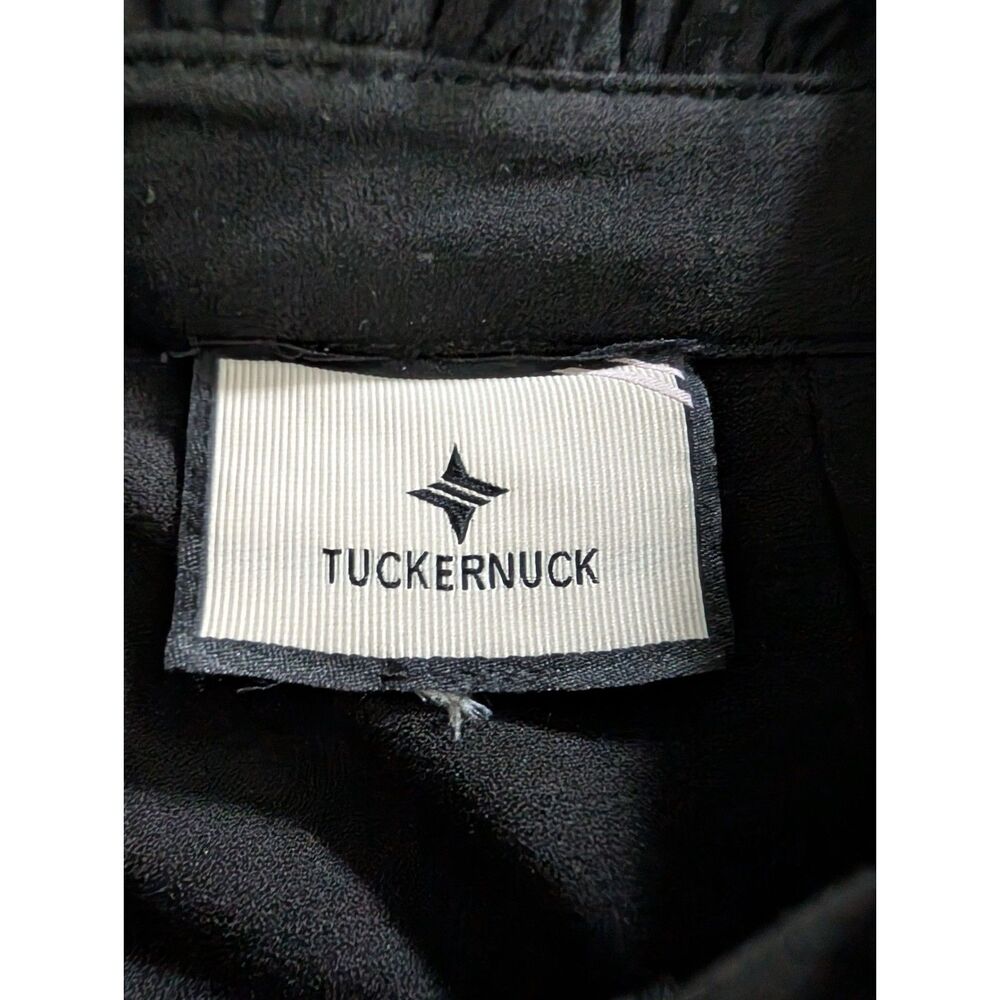 Tuckernuck Black Crepe Tate Dress Long Sleeve, XL (C3) - Picture 3 of 7
